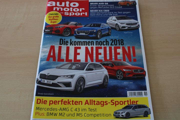 Deckblatt Auto Motor und Sport (19/2018)